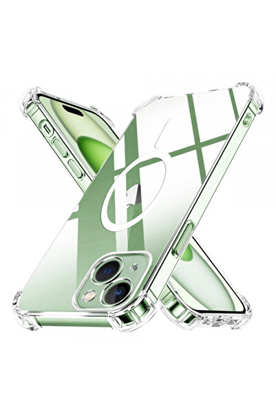 Apple MagSafe Case for iPhone 15 Plus, Techsuit, Shockproof, Transparent