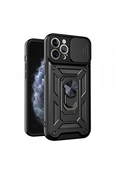 Apple Husa pentru iPhone 11 Pro, Techsuit, CamShield, Neagra