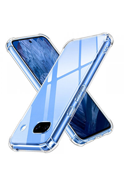 Google Case for Pixel 9a, Techsuit, Shockproof Clear, Transparent