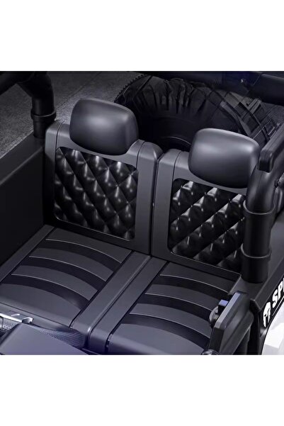 dalip Off-Road Kids Electric Car, Bluetooth & Remote, Rear Drive, 12V 7Ah, 120x63x68cm, Gray