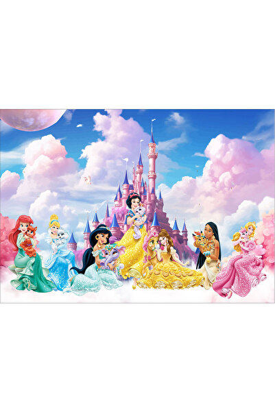 VIODESIGN Fototapet Copii, autoadeziv, Printese Disney , multicolor,80x120 cm CO432