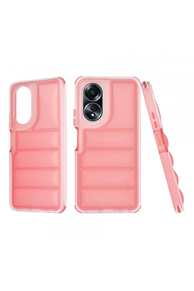 OPPO Case for A58 4G, Techsuit, Wave Shield, Red