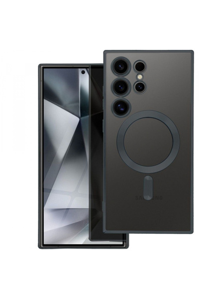 Samsung Husa MagSafe pentru Galaxy S24 Ultra S928, OEM, Electro Mag, Neagra