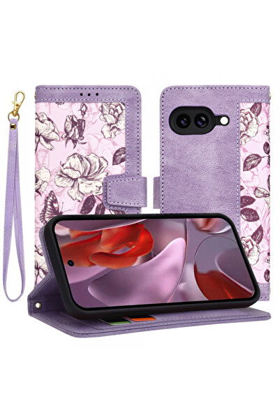 Google Husa pentru Pixel 9a, Techsuit, FlipCraft, Mov