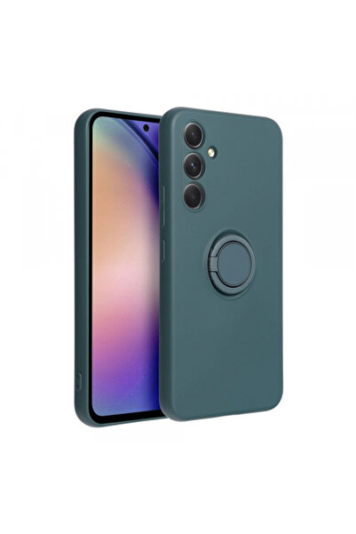 Samsung Husa pentru Galaxy A54 A546, OEM, Silicone Ring, Verde
