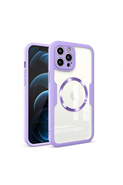 Apple Husa MagSafe pentru iPhone 12 Pro Max, Techsuit, ColorVerse 360, Mov