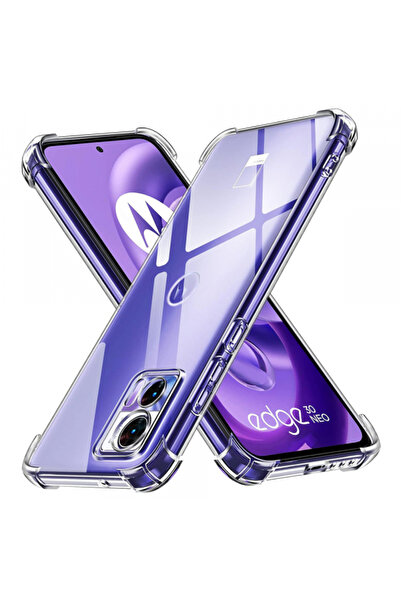 Motorola Θήκη Edge 30 Neo, Τεχνική στολή, Αντικραδασμική, Διαφανής