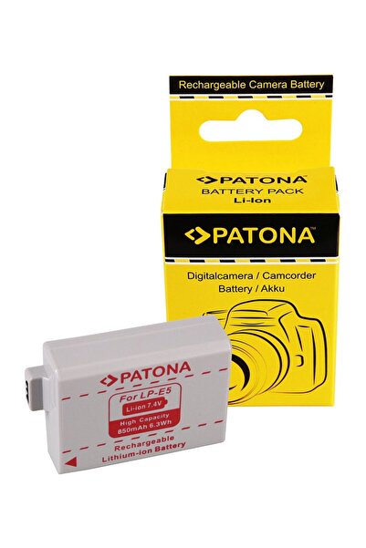Patona Battery for CANON LP-E5 LPE5 EOS-450D EOS 450D EOS450D EOS1000-1012