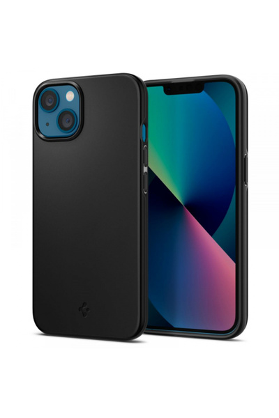 Apple Husa pentru iPhone 13, Spigen, Thin Fit, Neagra