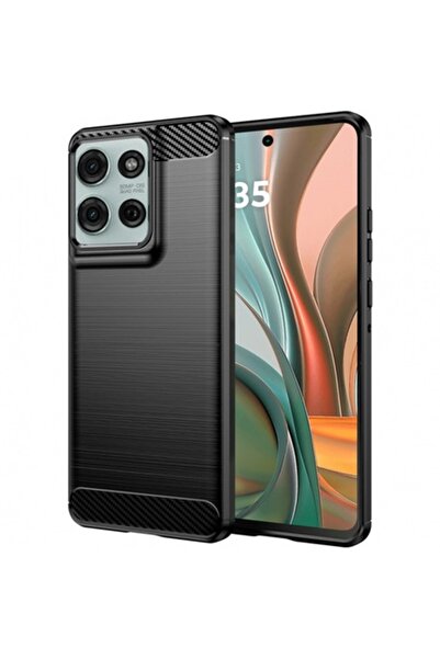 Stef's Cat Carcasă pentru Motorola Moto G75, Carbon, Negru