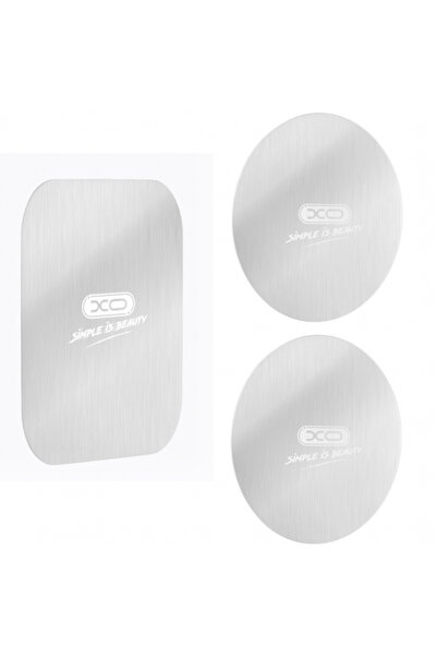 XO Design Sticker Metalic Y2, Set 3 bucati, Argintiu