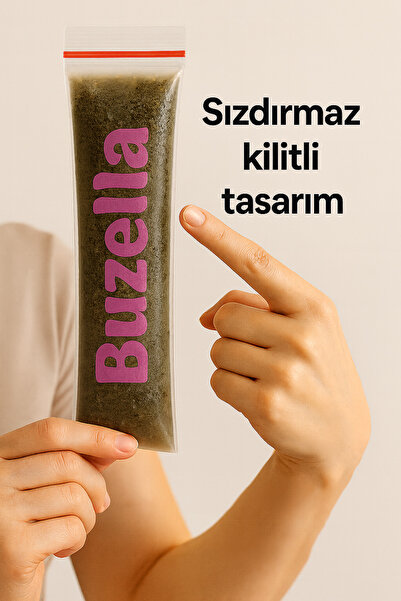 Buzella 50 Adet 75 ml Et Kemik Tavuk Suyu Poşeti Sızdırmaz Buzluk Sos Poşeti ...