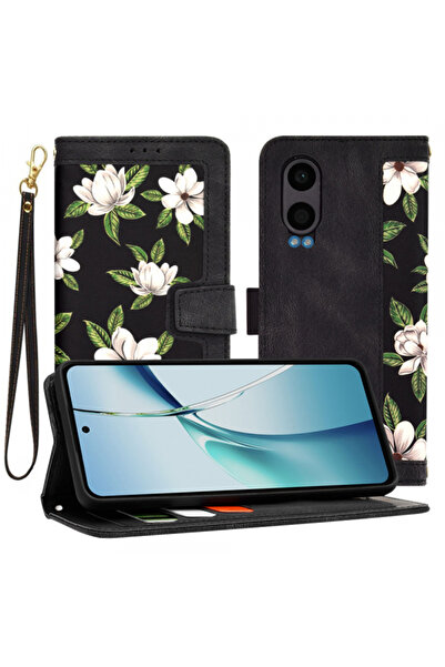 Oneplus Husa pentru Nord CE4 Lite, Techsuit, FlipCraft, Neagra