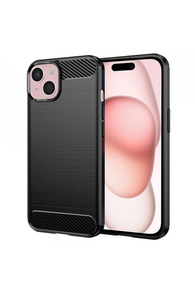 Apple Θήκη iPhone 15, Techsuit, Carbon, Μαύρη
