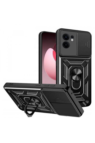 OPPO Husa pentru Reno13 FS 5G / Reno13 F 4G / Reno13 F, Techsuit, CamShield, Neagra