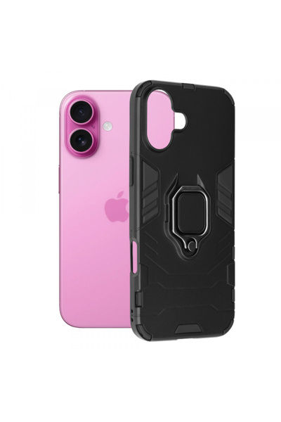 Apple Θήκη για iPhone 16 Plus, Techsuit, Ασπίδα, Μαύρη
