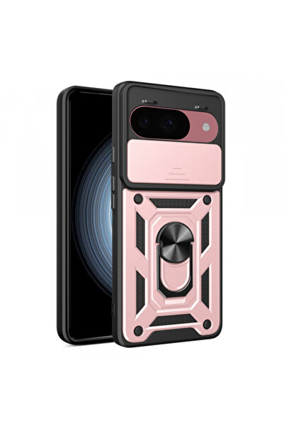 Google Case for Pixel 9 / 9 Pro, Techsuit, CamShield, Pink