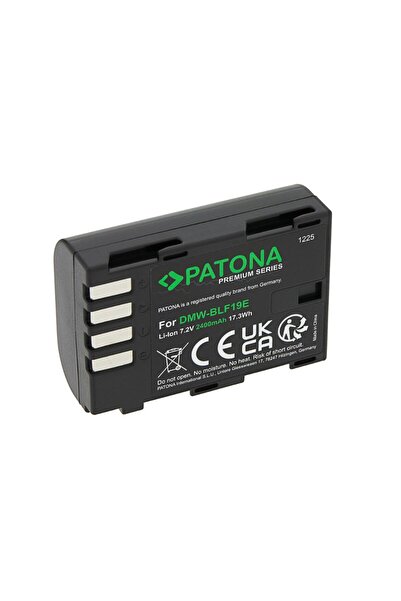 Patona Baterie Premium DMW-BLF19 2000mAh, înlocuiește Panasonic DMC-GH3 GH4 GH5-1225
