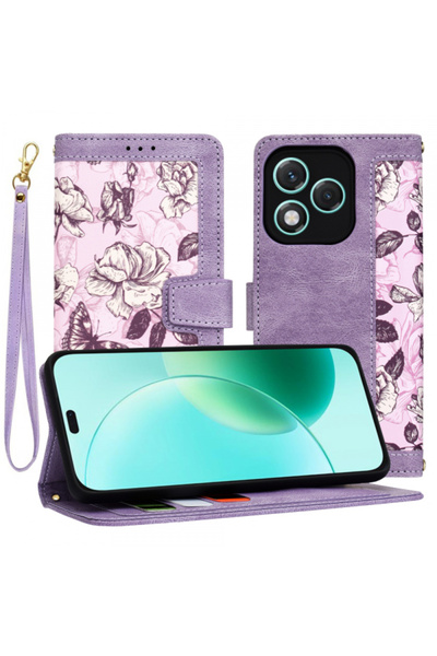 HONOR Husa pentru 400 Lite, Techsuit, FlipCraft, Mov