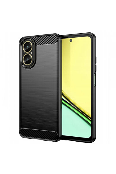 realme Husa pentru C67 4G, Techsuit, Carbon, Neagra