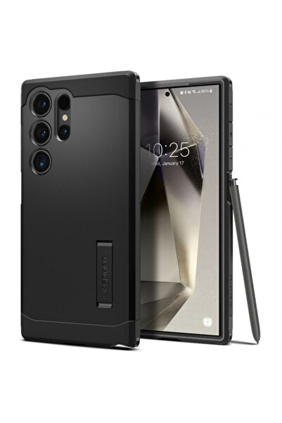 Samsung Husa pentru Galaxy S24 Ultra S928, Spigen, Tough Armor, Neagra