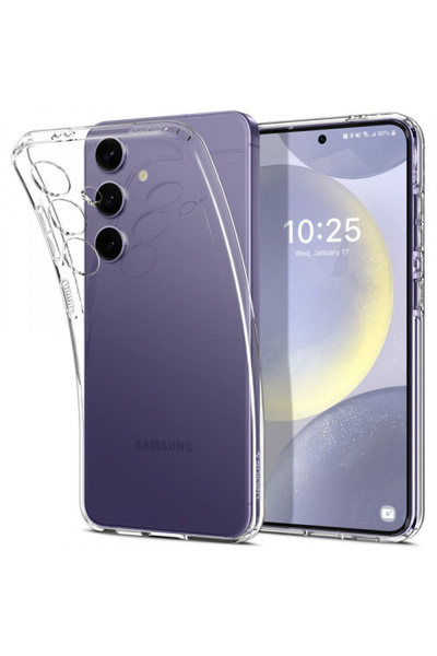 Samsung Husa pentru Galaxy S24+ S926, Spigen, Liquid Crystal, Transparenta