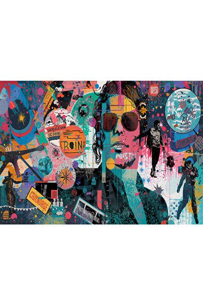 VIODESIGN Fototapet Copii, autoadeziv, Michael Jackson , multicolor,80x120 cm CO466