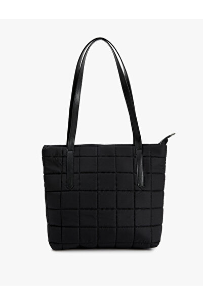 Koton Dikiş Detaylı Saplı Şişme Tote Çanta