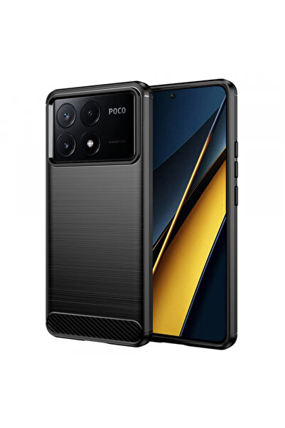 Xiaomi Husa pentru Poco X6 Pro, Techsuit, Carbon, Neagra