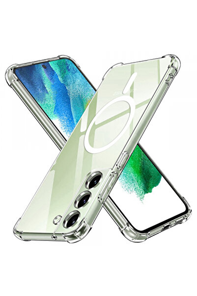 Samsung Husa MagSafe pentru Galaxy S21 FE 5G G990, Techsuit, Shockproof, Tran...