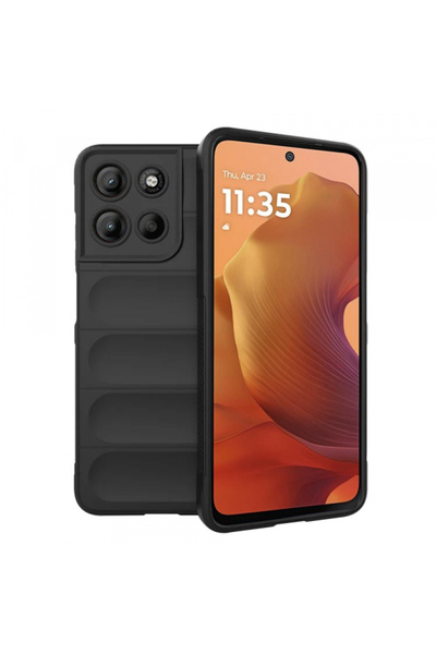Motorola Θήκη για Moto G15 / G15 Power, Techsuit, Magic Shield, Μαύρη