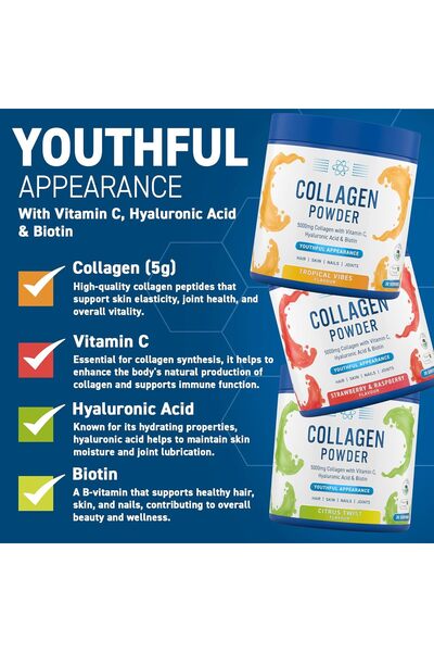 applied nutrition Collagen Powder - Citrus Twist - 5000mg - 165g (30 Servings)