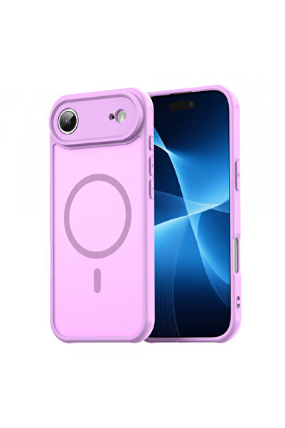 Apple Husa MagSafe pentru iPhone 17 Air, Techsuit, HaloFrost II, Roz