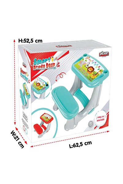 PİLSAN Ergonomic children's table and chair set with storage space and footrest, 3+ years