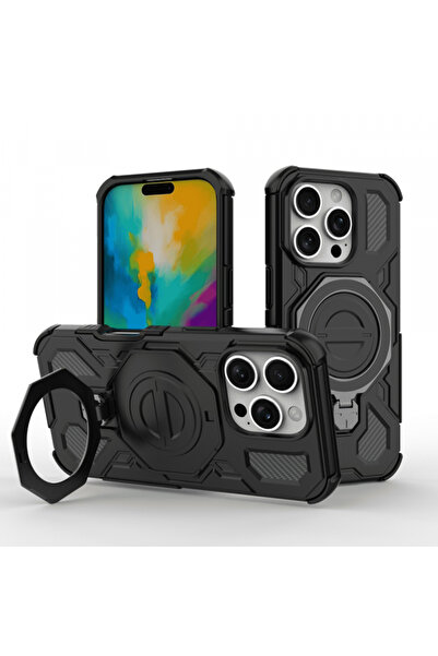 Apple Husa pentru iPhone 17 Pro Max, Techsuit, Carbon Shield Pro, Neagra