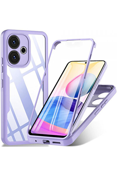 Xiaomi Husa pentru Poco M6 4G / Redmi 13, Techsuit, ColorVerse 360, Mov