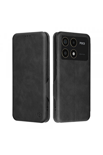 Xiaomi Husa pentru Poco F6 Pro, Techsuit, Safe Wallet Plus, Neagra