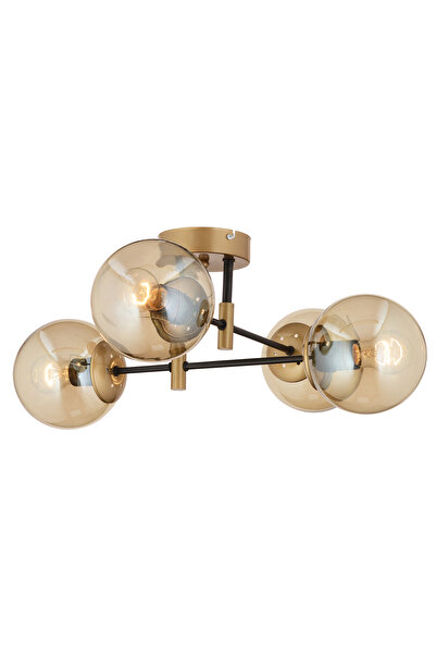 Apliqa HubRom ceiling light, MARAL 3548-04-FR 70x35 cm 4xE27-60W Antique
