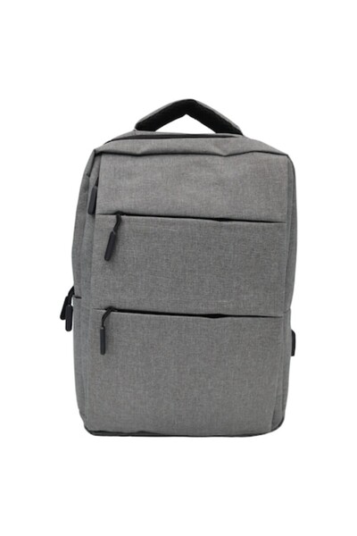 OEM Laptop backpack with USB port 1112, 43x31x15cm, gray