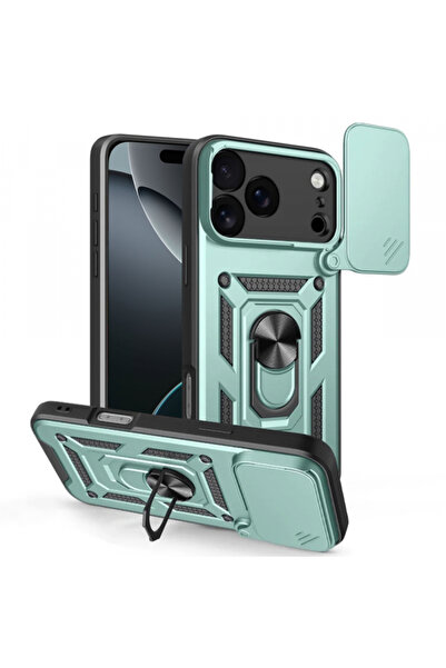 Apple Husa pentru iPhone 17 Pro Max, Techsuit, CamShield, Verde