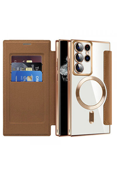 Samsung MagSafe Case for Galaxy S22 Ultra 5G S908, Techsuit, SmartMag Book, B...