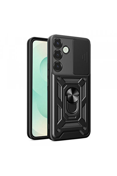 Samsung Θήκη για Galaxy S25+ S936, Techsuit, CamShield, Μαύρη