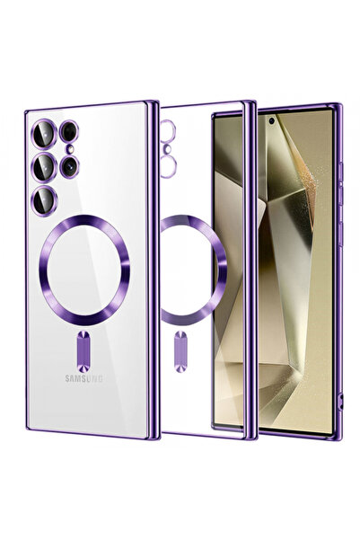 Samsung Husa MagSafe pentru Galaxy S24 Ultra S928, Techsuit, Luxury Crystal, ...
