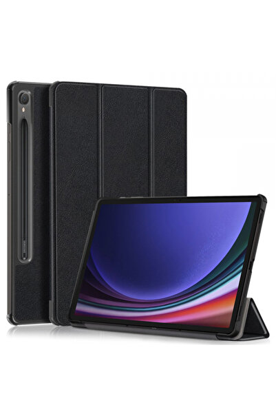 Samsung Case for Galaxy Tab S9 FE / Tab S9 / Tab S10 FE, Techsuit, FoldPro, Black