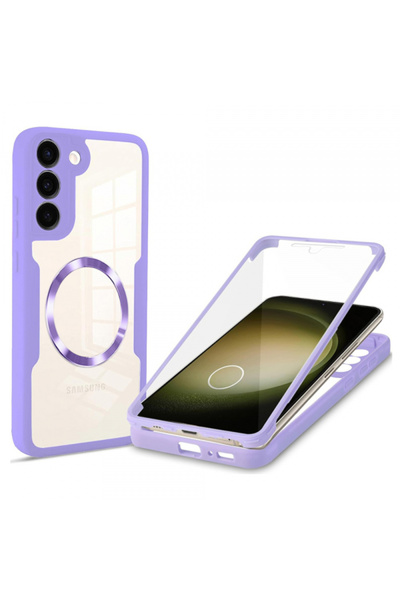 Samsung Husa MagSafe pentru Galaxy S23+ S916, Techsuit, ColorVerse 360, Mov