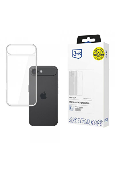 Apple Калъф за iPhone 17 Air, 3MK, Armor, Прозрачен