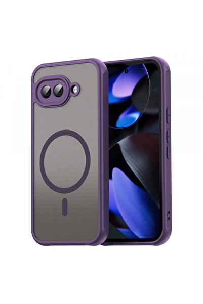 Google Husa MagSafe pentru Pixel 9a, Techsuit, HaloFrost II, Mov