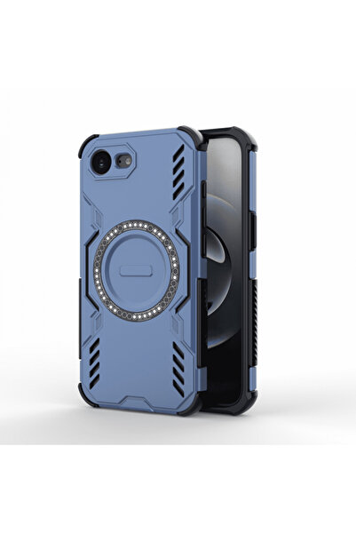 Apple MagSafe Case for iPhone 16e, Techsuit, ArmorMag, Blue