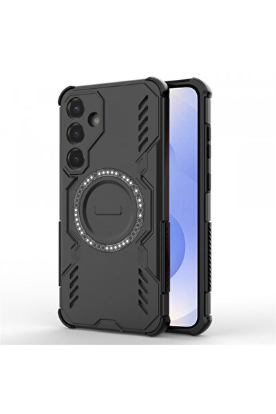 Samsung Husa MagSafe pentru Galaxy S25 S931, Techsuit, ArmorMag, Neagra