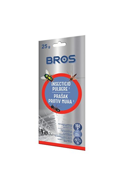 Pest x Defend Pudră insecticid Bros – Uz interior, Formulă cu acțiune rapidă împotriva insectelor zburătoare și târâtoare, 25 g